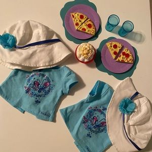 American Girl Doll pizza party for 2